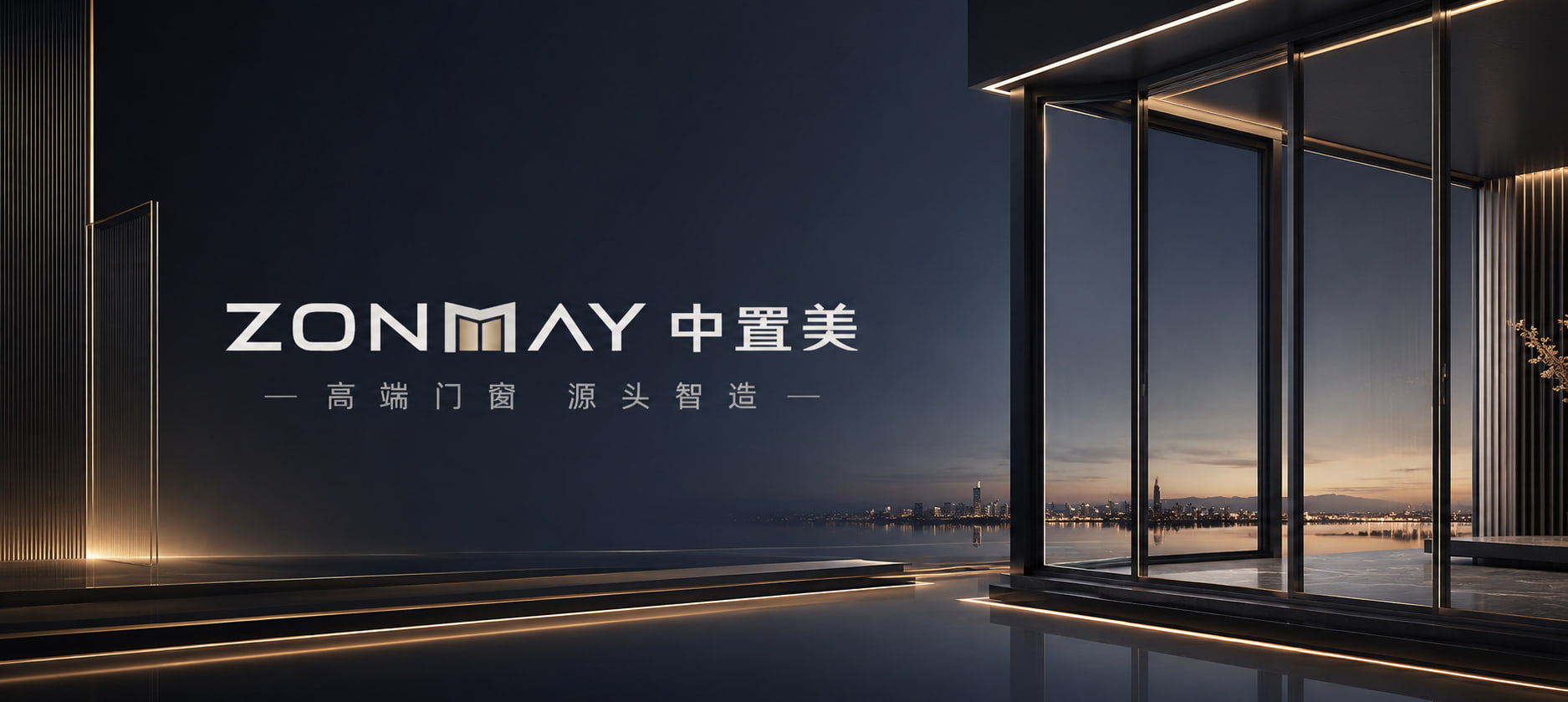 中置美门窗品牌主视觉